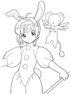 Cardcaptor Sakura Coloring Page